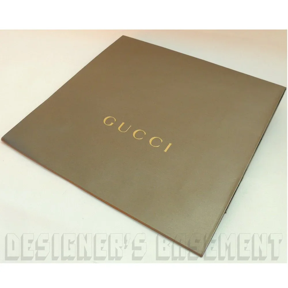 GUCCI pink Oshibana Flowers PANSHIE GG gold Chains giant 53"-square wool scarf - Picture 9 of 10